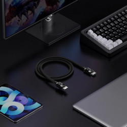 Кабель мультимедійний DisplayPort M to DisplayPort M 1.5m 8K Baseus (B00633706111-01)