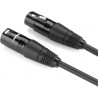 Кабель мультимедійний XLR M to XLR F 2.0m AV130 black Ugreen (20710)