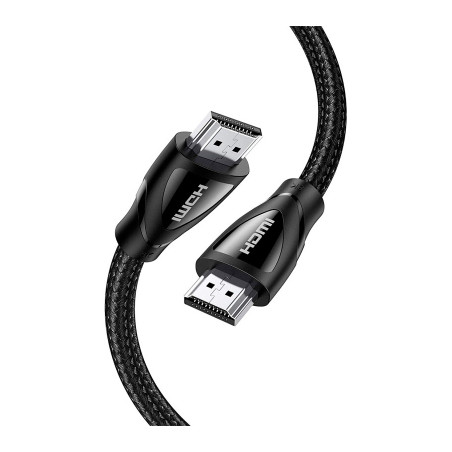 Кабель мультимедійний HDMI M to HDMI M 5.0m braided HD140 black Ugreen (80405)