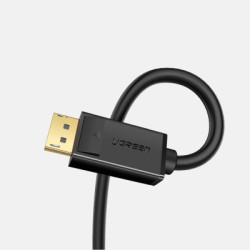 Кабель мультимедійний DisplayPort M to DisplayPort M 1.0m DP102 black Ugreen (10244)