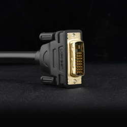 Кабель мультимедійний DVI M to DVI M 2.0m 24+1pin DV101 black Ugreen (11604)