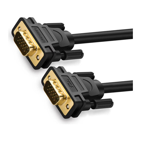 Кабель мультимедійний VGA M to VGA M 3.0m VG101 black Ugreen (11631)