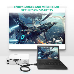 Кабель мультимедійний VGA M to VGA M 3.0m VG101 black Ugreen (11631)