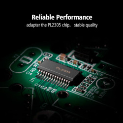 Кабель для принтера USB 2.0 to DB25 2.0m US167 black Ugreen (20224)