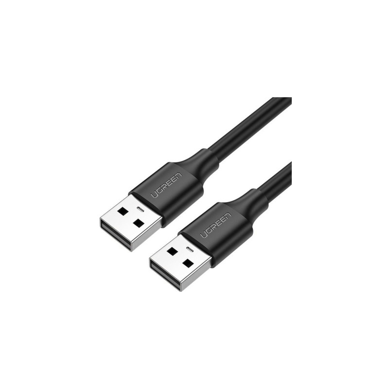 Дата кабель USB 2.0 AM/AM 1.5m US102 black Ugreen (10310)