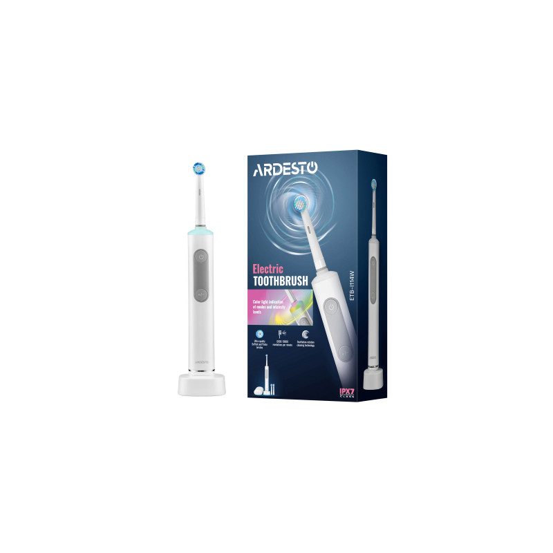 Електрична зубна щітка Ardesto ETB-I114W