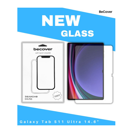 Скло захисне BeCover Samsung Galaxy Tab S11 Ultra (SM-X930/X936) 14.6" (714556)