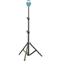 Штатив RTAKO RLD-001 1.7M Matte Carbon Steel Tripod Black (6975068278620)