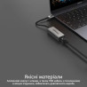Адаптер Promate USB-C to RJ45 Ethernet 1000Mbps grey (gigaLink-c.grey)