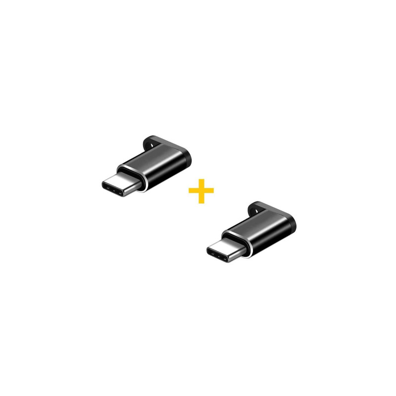 Перехідник MicroUSB to Type-C AC-012 2 pcs XoKo (XK-AC012-BK2)