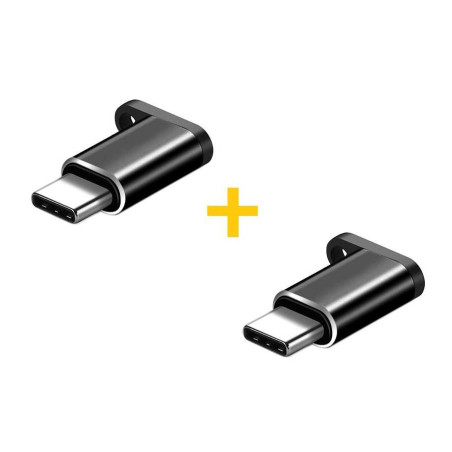 Перехідник MicroUSB to Type-C AC-012 2 pcs XoKo (XK-AC012-BK2)