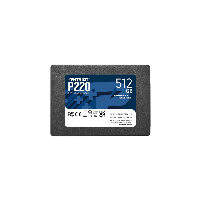 Накопичувач SSD 2.5" 512GB Patriot (P220S512G25)