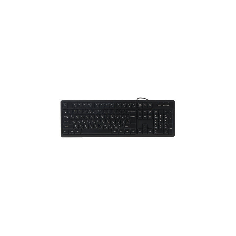 Клавіатура A4Tech FKS12 USB UA Black (4711421003155)