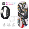 Ремінець до фітнес браслета Armorstandart Braided Solo Loop для Xiaomi Smart Band 10/9/8 Black (ARM86879)