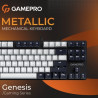 Клавіатура GamePro Genesis Metallic MK110B Outemu Red Switch USB UA Black (MK110B)