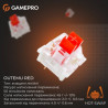 Клавіатура GamePro Genesis Metallic MK110G Outemu Red Switch USB UA Gray (MK110G)