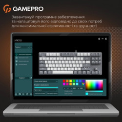 Клавіатура GamePro Genesis Metallic MK110G Outemu Red Switch USB UA Gray (MK110G)