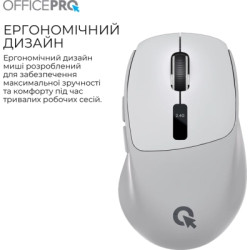Мишка OfficePro M398G Wireless/Bluetooth Gray (M398G)