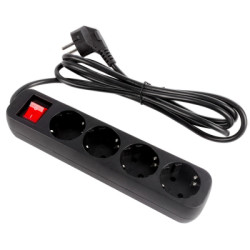 Мережевий фільтр живлення ColorWay CW-PSEA42BK /2M black (CW-PSEA42BK)