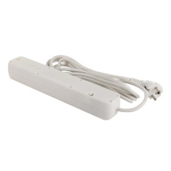 Мережевий фільтр живлення ColorWay CW-PSEA53W, 5 розеток/ 3M white (CW-PSEA53W)