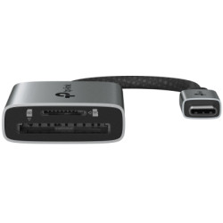 Зчитувач флеш-карт TP-Link USB-C SD + TF silver (UA430C)