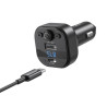 FM модулятор XO BCC18 USB-A OTG/USB-C Black (BCC18.black)
