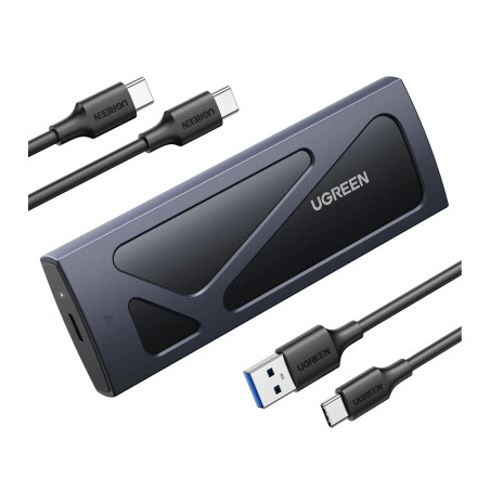 Кишеня зовнішня Ugreen CM578 M.2NVME Hard Drive Enclosure 10Gbps Black (15512)