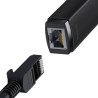 Перехідник USB-C to RJ45 Ethernet 1000Mbps black Baseus (WKQX000301)