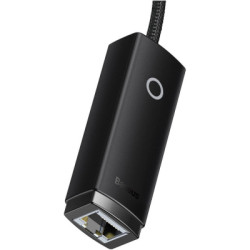 Перехідник USB-C to RJ45 Ethernet 1000Mbps black Baseus (WKQX000301)
