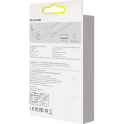 Перехідник USB-C to RJ45 Ethernet 1000Mbps black Baseus (WKQX000301)
