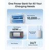 Батарея універсальна Anker Nano 10000mAh, 45W, Built-In USB-C Cable, white (A1638H21)