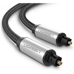 Кабель мультимедійний Optical Toslink 1.0m AV108 black Ugreen (10539)