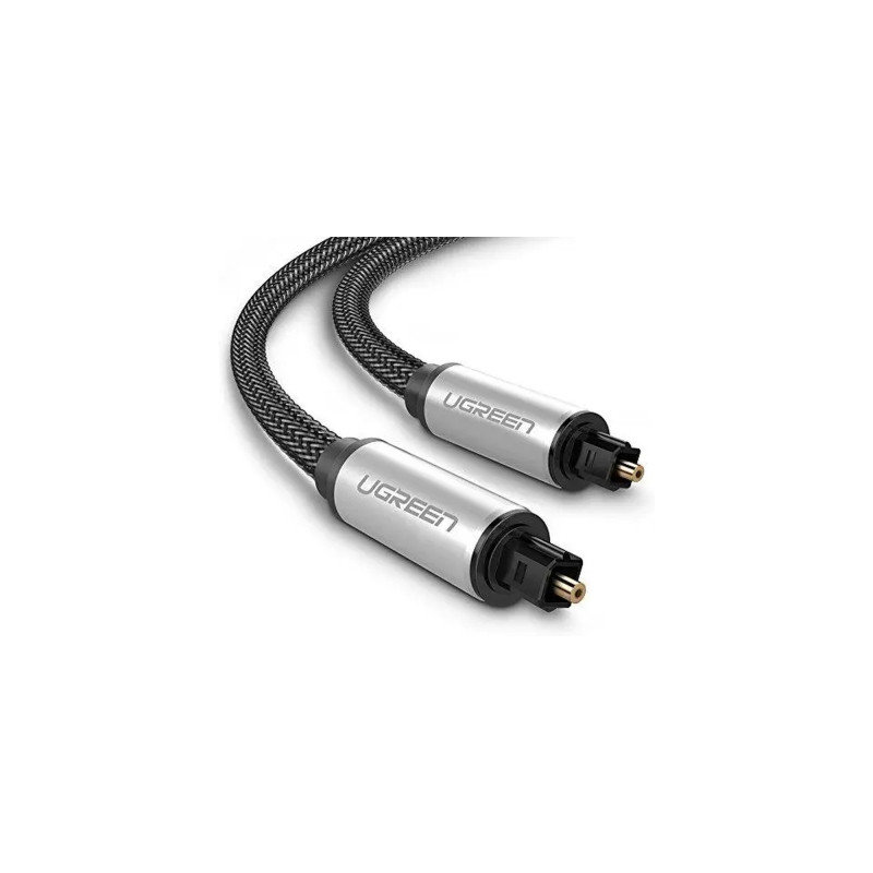Кабель мультимедійний Optical Toslink 1.0m AV108 black Ugreen (10539)