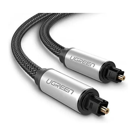 Кабель мультимедійний Optical Toslink 1.0m AV108 black Ugreen (10539)