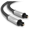 Кабель мультимедійний Optical Toslink 1.0m AV108 black Ugreen (10539)