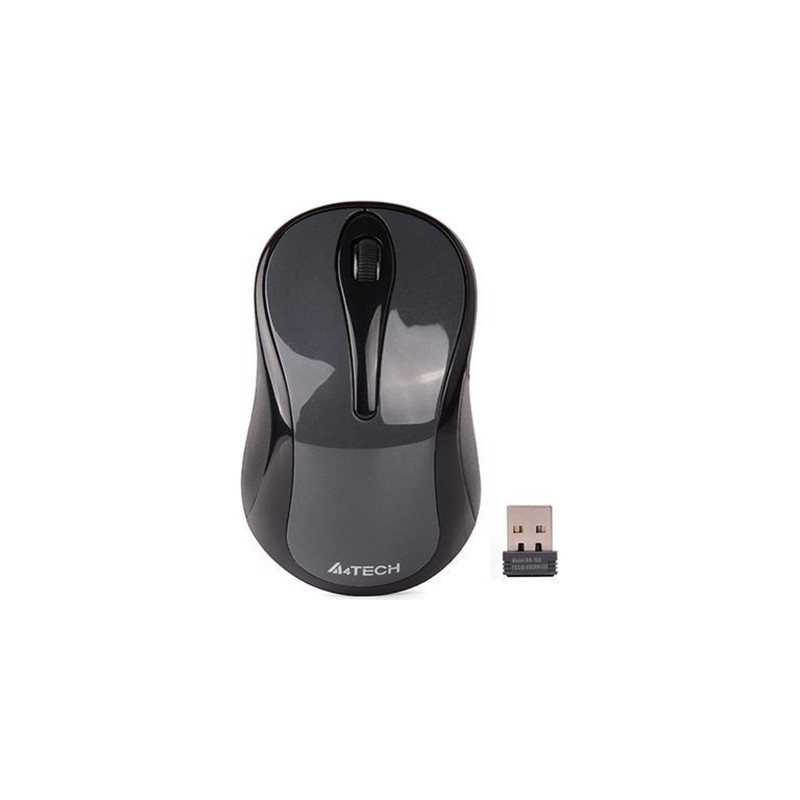 Мишка A4Tech G3-280NS Silent Wireless Glossy Grey (4711421951005)
