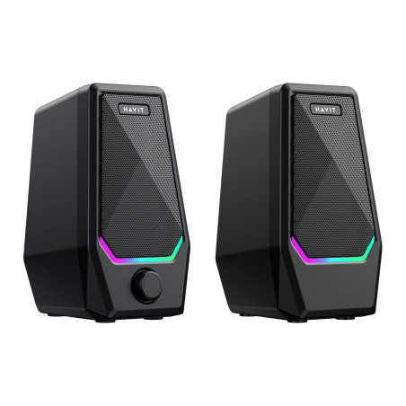 Акустична система Havit SK768 USB RGB Black (6939119042585)