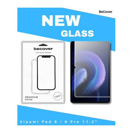 Скло захисне BeCover Xiaomi Pad 8 / 8 Pro 11.2" Clear (714575)
