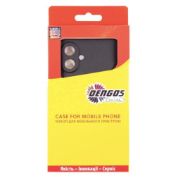 Чохол до мобільного телефона Dengos Carbon Kit for Samsung Galaxy A07 case + glass Black (DG-KM-162)