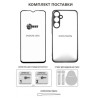 Чохол до мобільного телефона Dengos Carbon Kit for Samsung Galaxy A07 case + glass Black (DG-KM-162)