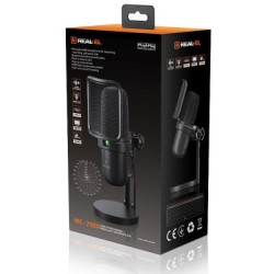 Мікрофон REAL-EL MC-700 Black (EL124300006)