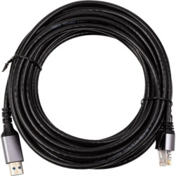 Дата кабель USB AM to RJ45 Ethernet 7.5m CAT6 UTP PowerPlant (CA915019)
