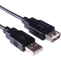 Дата кабель USB 2.0 AM/AF 2.0m Manhattan Kingda (KDUSB2004-2M)