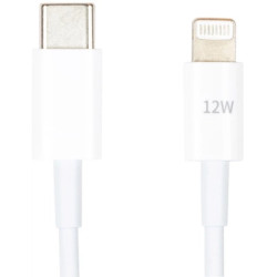 Дата кабель USB-C to Lightning 1.0m 12W PowerPlant (CA913275)