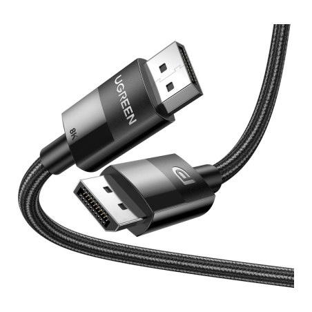 Кабель мультимедійний DisplayPort M to DisplayPort M 2.0m V1.4 Ugreen (80392)