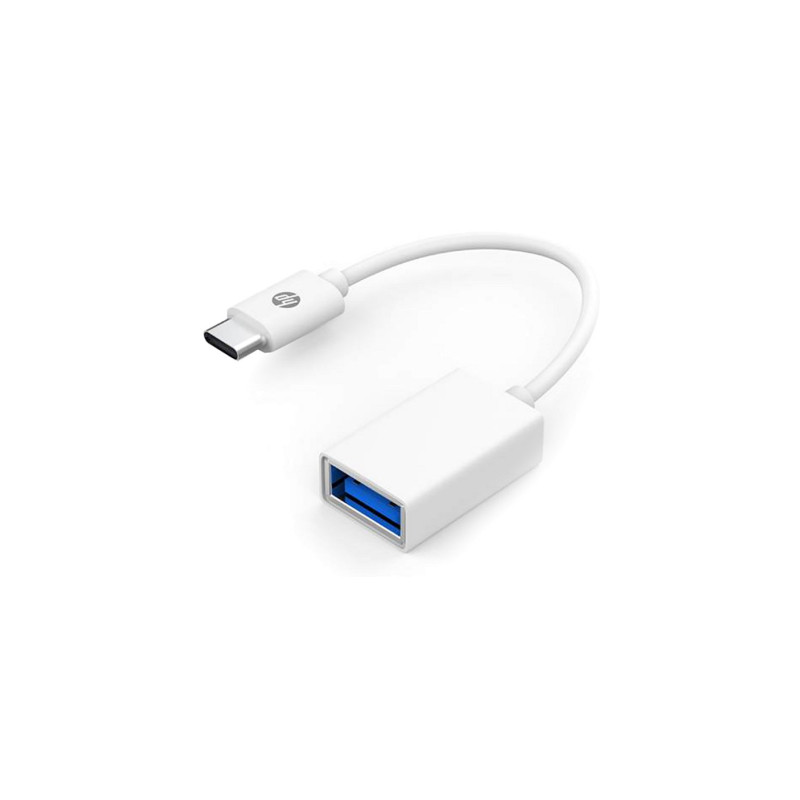 Перехідник USB3.1 Type-C to USB (OTG) 0.15m white HP (DHC-TC105)
