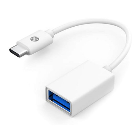 Перехідник USB3.1 Type-C to USB (OTG) 0.15m white HP (DHC-TC105)