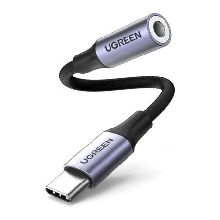 Перехідник USB-C to 3.5mm F 0.10m AV161 Ugreen (80154)