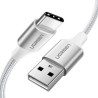 Дата кабель USB 2.0 AM to USB-C 1.5m 3.0A 18W US288 White Ugreen (60132)