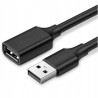 Дата кабель USB 2.0 AM/AF 2.0m US103 Black Ugreen (10316)